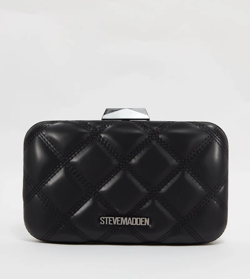 STEVE MADDEN Steve madden badelaid women's black multicolor clutch